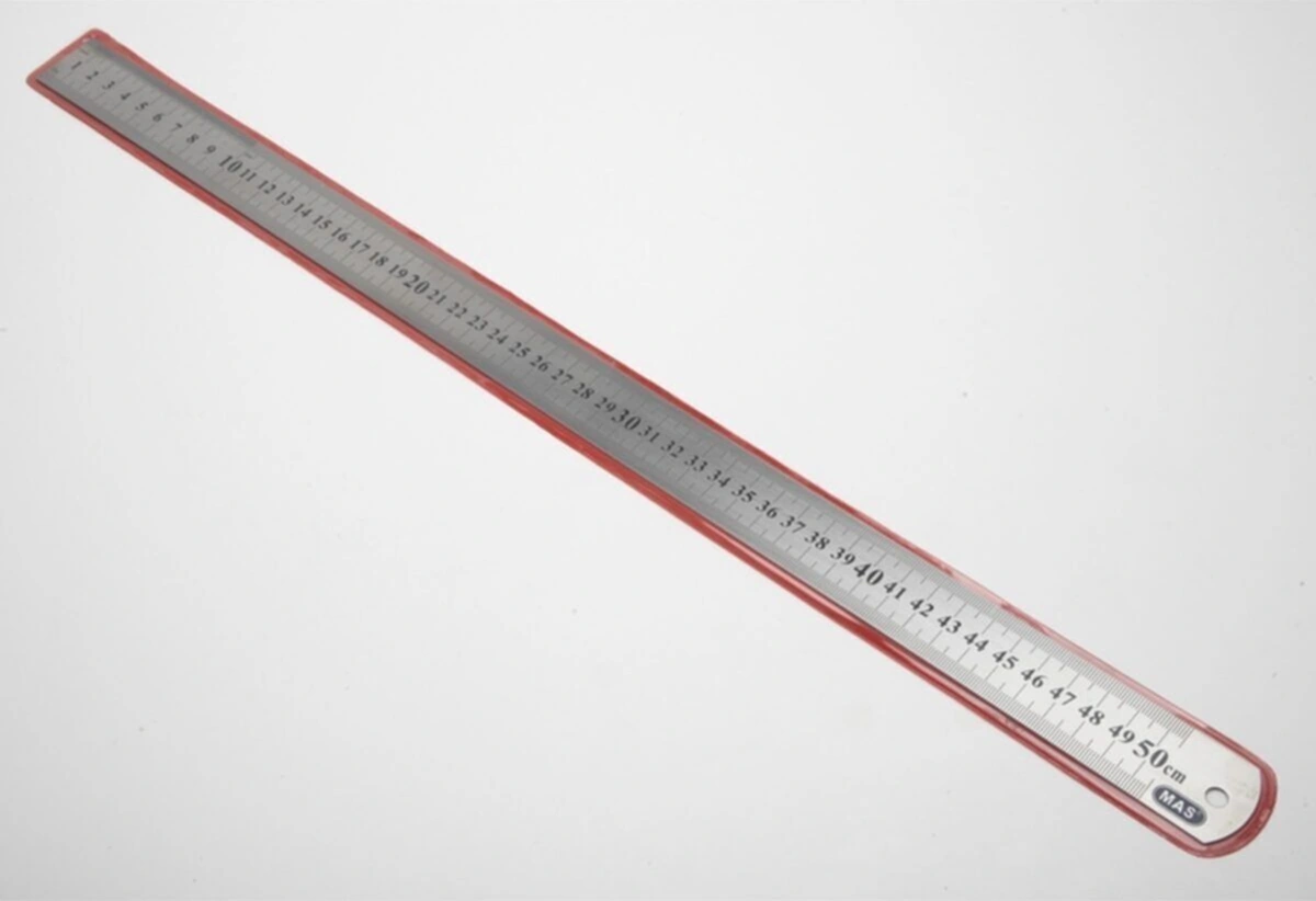 50cm 2350 Demir Cetvel Gri