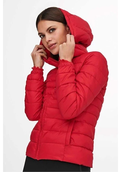 Only Onltahoe Hood Jacket Otw Noos 15156569 High Risk Red Kırmızı