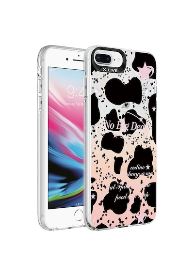 Apple Uyumlu iPhone 7 Plus Kılıf Mermer Desenli Zore Marbello Kılıf