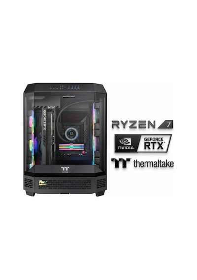 Thermaltake Astro X40 R7-7800X3D 32 GB 1 TB Nvme SSD 16 GB RTX5080 Dos Masaüstü Oyuncu Bilgisayar