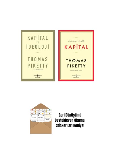 Yirmi Birinci Yüzyılda Kapital - Kapital Ve İdeoloji + Okuma Sticker'ları