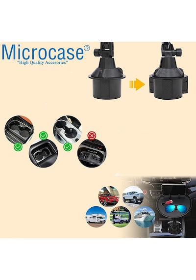 Microcase Araç Içi Yiyecek Içecek Sehpa Ve Telefon Tutucu -Al2997