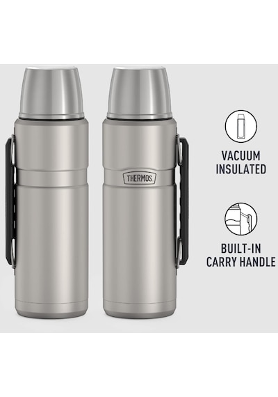 Thermos Sk2010 Stainless King Large Matte Stainless Steel 1.2 Lt. 163963-ak