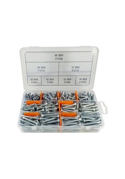 345 Parça Yhb Muv Seti - Matkap Uçlu Vida - 4.8 MM Serisi