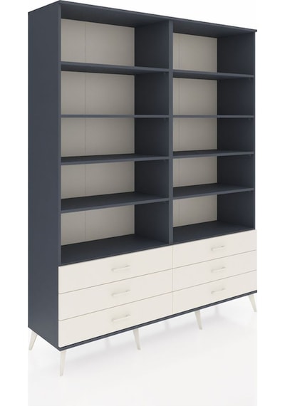 Hyperion Gardrop 10 Raflı 6 Çekmeceli 176x44x221 Antrasit-antrasit/aytaşı Antrasit/aytaşı Hyperion Gardrop 10 Raflı 6 Çekmeceli 176x44x221 Antrasit-antrasit/aytaşı Antrasit/aytaşı