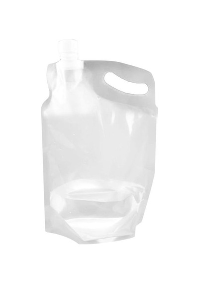 River World Piknik Ve Yaşam İçin 1 Lt'lik Su Taşıma Torbası Plastik Ve Kapaklı Çok Renkli