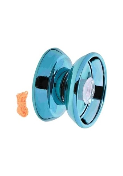 Metal Yoyo Oyuncak Extra Rulmanlı Profesyonel Yo-yo Oyuncağı Unresponsive Yoyo Mavi