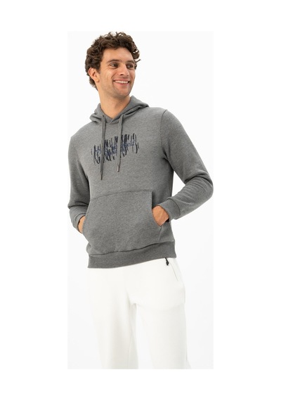 AR-MA Arma Erkek Büyük Beden Kanguru Cepli Sweatshirt 001