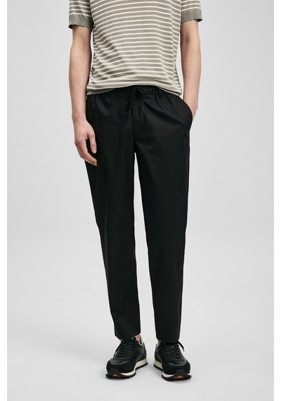 Lufian Glen Erkek Beach Jogger Pantolon Slim Fit Siyah Siyah 111190358100100