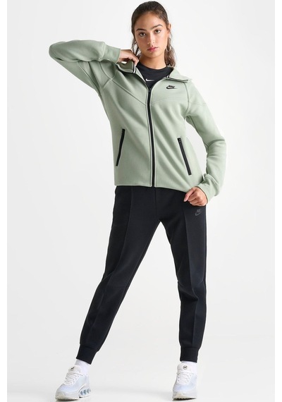 Nike Sportswear Tech Fleece Full Zip Hoodie Dark Heather Black Kadın Kapüşonlu Sweatshirt Su Yeşili Yeşil Nike Sportswear Tech Fleece Full Zip Hoodie Dark Heather Black Kadın Kapüşonlu Sweatshirt Su Yeşili Yeşil