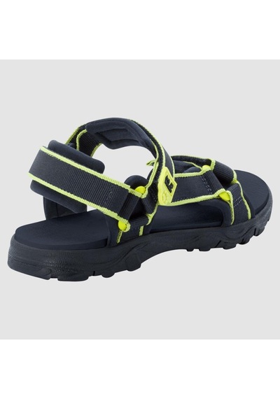 Jack Wolfskin 4040061 Seven Seas 3k Blue/lime Kadın Sandalet Mavi