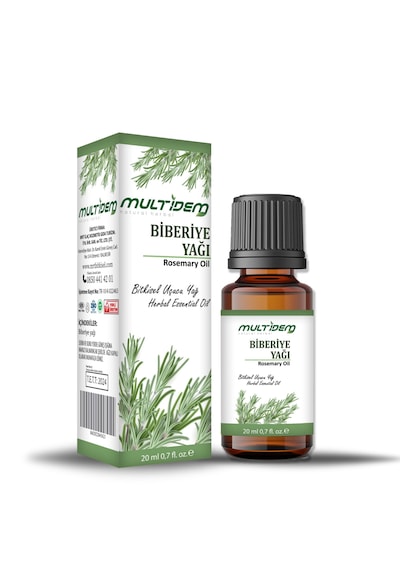Multidem Biberiye Saç Dökülme ve Kepek Karşıtı Bitkisel Uçucu Yağı 20 ML
