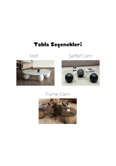 Modern Orta Sehpa & Küre-top Sehpa & Fasülye Ahşap Sehpa & Pinterest Sehpa-mdf Beyaz