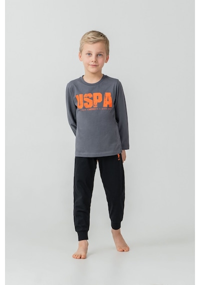 U.S. Polo Assn. Erkek Çocuk Pijama Takımı Baskılı Antrasit Uzun Kol Pijama Takımı Us2634-c-v2 Us2634-c-v2 U.S. Polo Assn. Erkek Çocuk Pijama Takımı Baskılı Antrasit Uzun Kol Pijama Takımı Us2634-c-v2 Us2634-c-v2