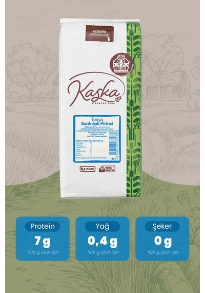 Kaşka Tosya Sarıkılçık Pirinci 1 KG