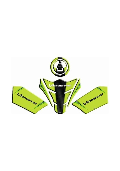 Kawasaki Versys 650 Uyumlu Tank Pad Set 001 Çok Renkli