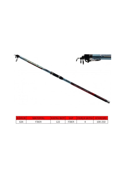 Captain 1670 İmperial Tele Surf Kamış 100-250gr  - 420 CM