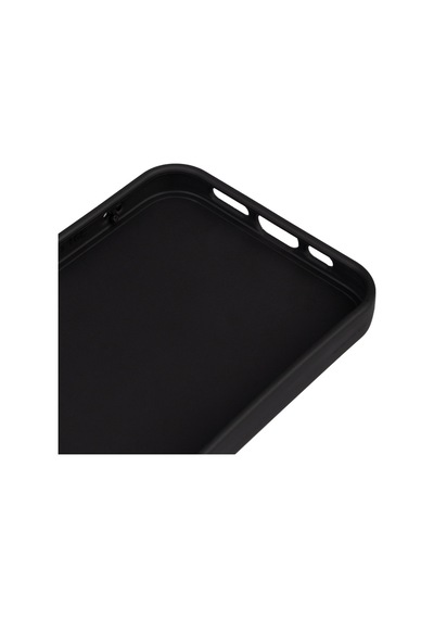 Apple Uyumlu iPhone 16e Kılıf Zore Biye Silikon - Siyah Siyah