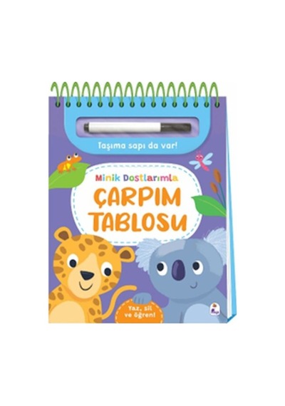 Minik Dostlarımla Çarpım Tablosu Yaz, Sil Ve Öğren - Sptl-759485