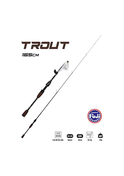 Fujin Trout 1.65m 05-6gr Teleskopik Alabalık Kamışı