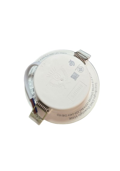 Philips 4,8w Led Spot 3000k Sarı Işık 350lümen Delik Çap 75-85mm 5li Paket Beyaz