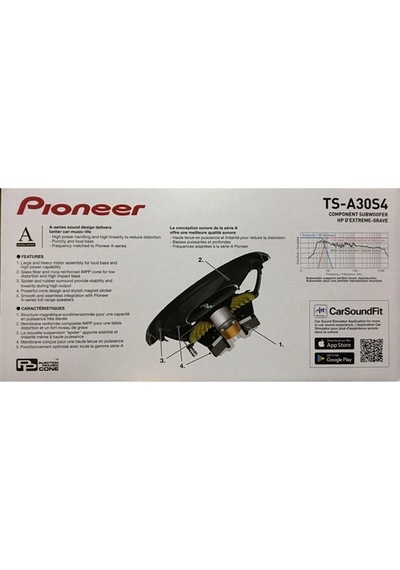 Pıoneer Ts-a30s4 Subwoofer
