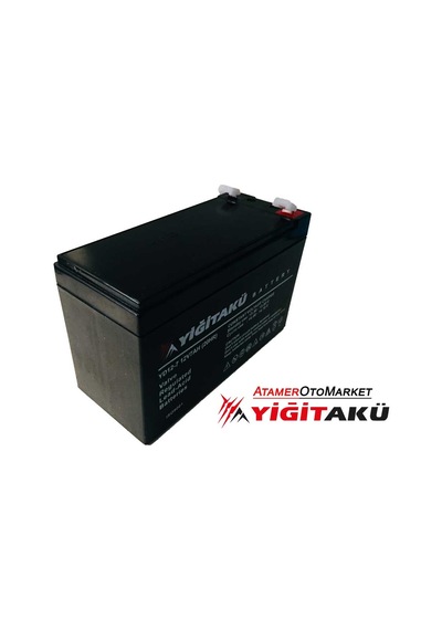 12v 7 Ah-amper Kuru Tip Agm Ups Akü Yd12-7 Yiğit Akü