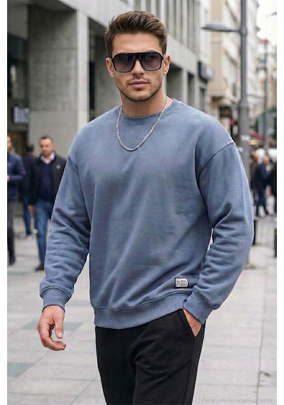 Buratti Erkek Sweat 5905255 Koyu Gri Koyu Gri