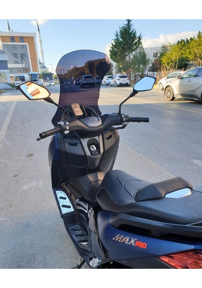 Motocam Arora Max Pro 125 Ön Cam 2023-2026 Model 65cm Siyah Renkli 4mm Orta Boylu