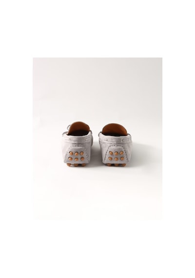 Dufy Gri Erkek Süet Loafer Ayakkabı - 105710-gri Gri