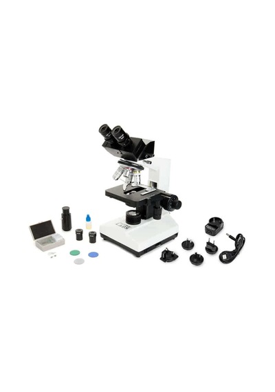 Celestron Labs Cb2000c Trinoküler Bileşik Mikroskop 40x-2000x Büyütme, Hazır Preparatlı, Kamera Uyumlu