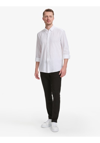 Pierre Cardin Erkek Beyaz Gömlek Desenli 50320941-vr013
