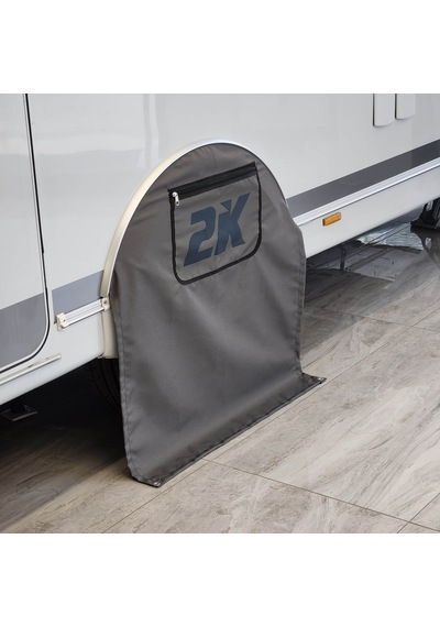 2k Cepli Ripstop Karavan Teker Kılıfı 91x84cm