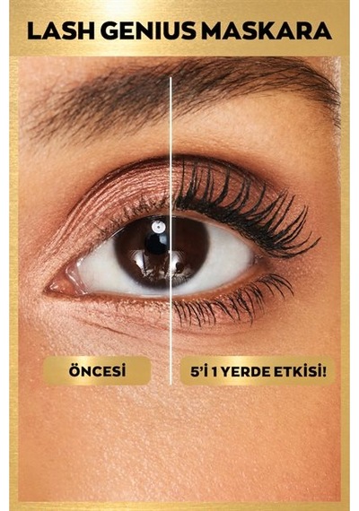 Avon Lash Genius 5 Kirpik Etkisi Maskara Blackest Black