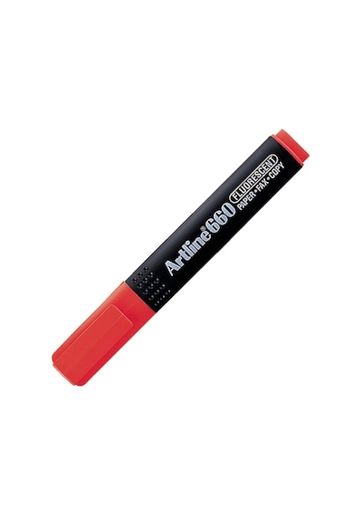 Artline 660 Fosforlu Kalem Kırmızı
