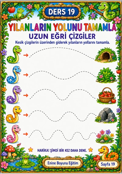 İlk Çizgi Kitabım Yaz-sil 40 Etkinlik Sayfası Aktivite Ve Etkinlikler