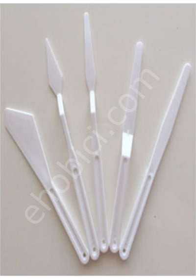 Plastik 5 Li Spatula Seti