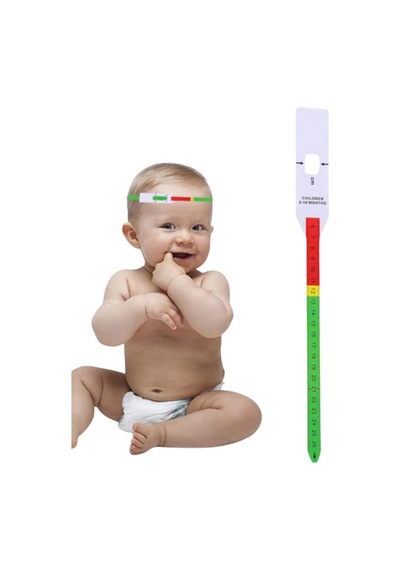 Bebek Baş Çevresi Ölçüm Mezurası 0-56 Cm Arası Ölçüm 1 Adet
