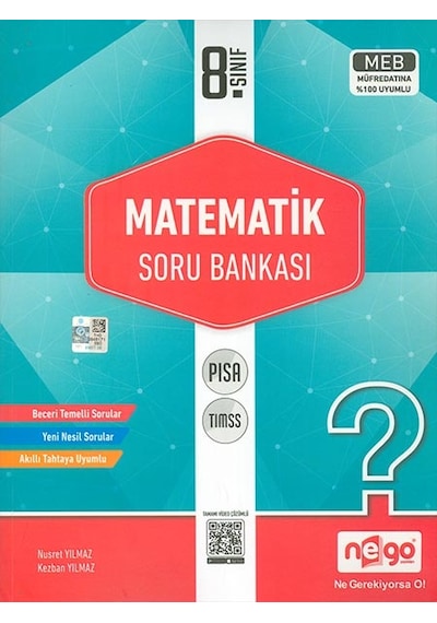 Nego Yayınları 8 Sınıf Matematik Soru Bankası