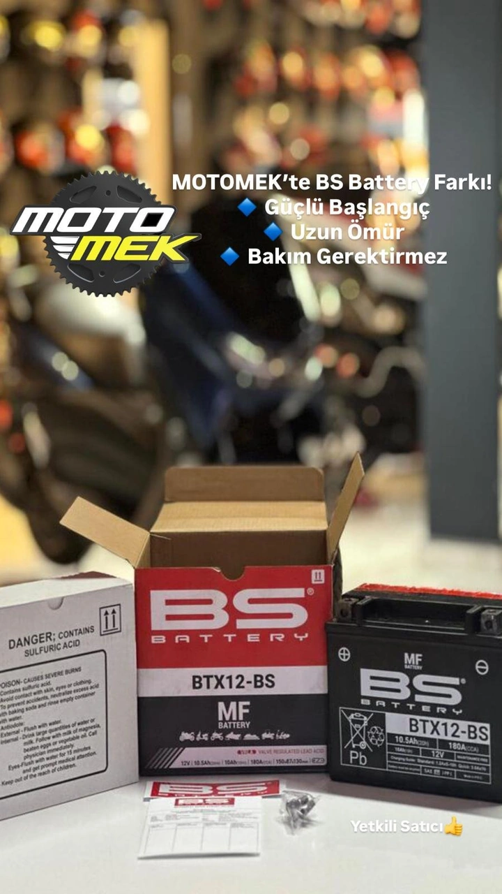 Sym Gts 250 Joyride 300 Uyumlu Bs Battery Btx12-bs Motosiklet Aküsü Ytx12