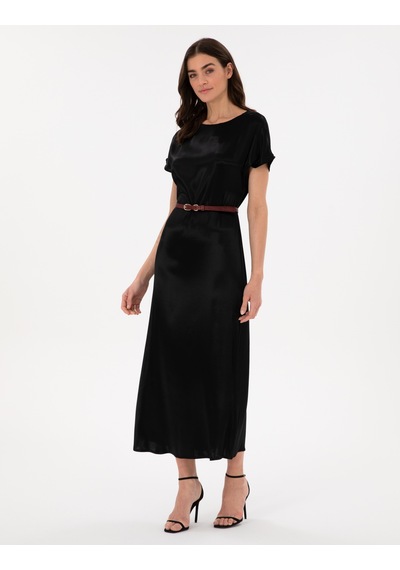 Pierre Cardin Kadın Siyah Elbise Dokuma 50301015-vr046 Siyah
