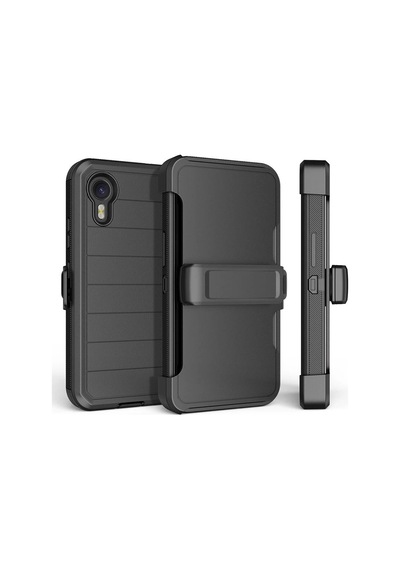 Galaxy Uyumlu Xcover7 Pro Kılıf Zore Double Clip Kapak