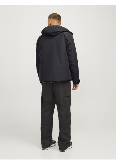 Jack & Jones Jack Jones Erkek Softshell Su Geçirmez Siyah Mont 12262093 Siyah