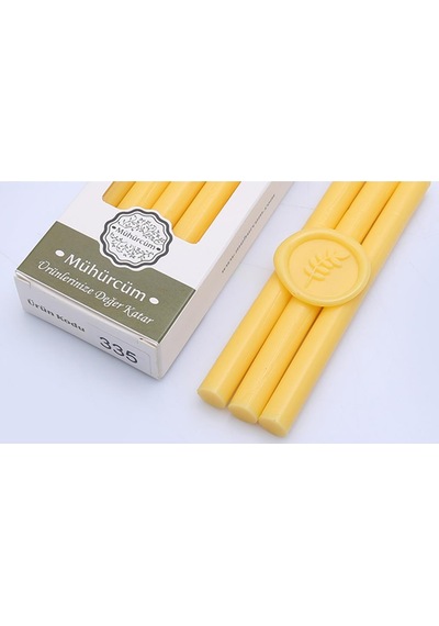 Mühür Mumu Çubuk 11mmx120mm 10 lu Paket Model: 335 DURYAN SARISI