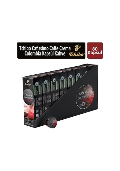 Tchibo Cafissimo Caffe Crema Colombia Kapsül Kahve 8 x 10'lu