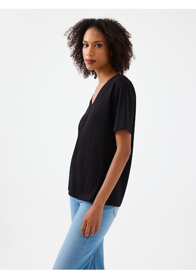 LOFT Regular Fit Kadın Tshirt K.kol Lf2038952 Q1.v1 Siyah
