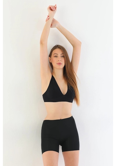 L'ombre Siyah Mı 2703 Lazer Kesim İz Yapmaz Hayalet Boxer