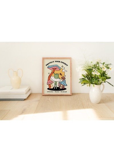 Renkli Kurbağa Baskısı, Balerin Duvar Sanatı, Retro Sözlü Poster, Öz Sevgi Onaylama Duvar Baskıları