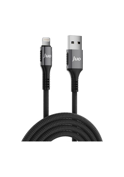 12w 2.4a Usb-a To Lightning İphone İpad İle Uyumlu Örgülü Hızlı Şarj Ve Data Kablosu 2 Metre