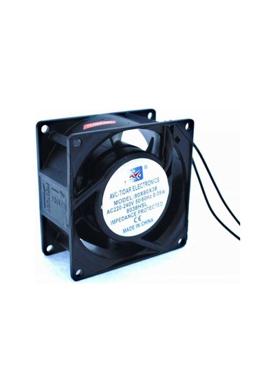 80X80X38Mm Ac 220 240V Metal Kasa Fanı